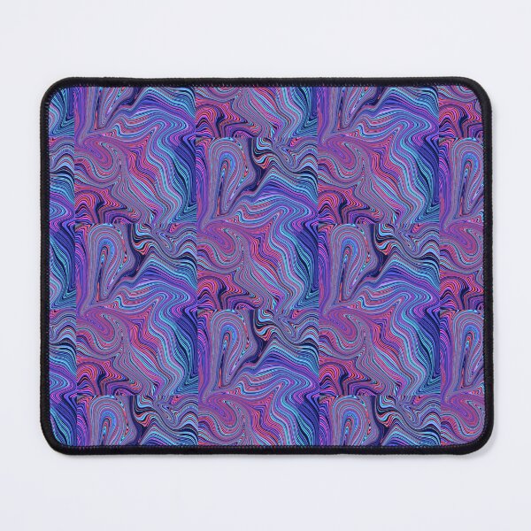 Item preview, Psychedelic Vintage Marble Swirl in Neon Blues, Pinks, Purples and Oranges designed and sold by LivChrisDesigns.