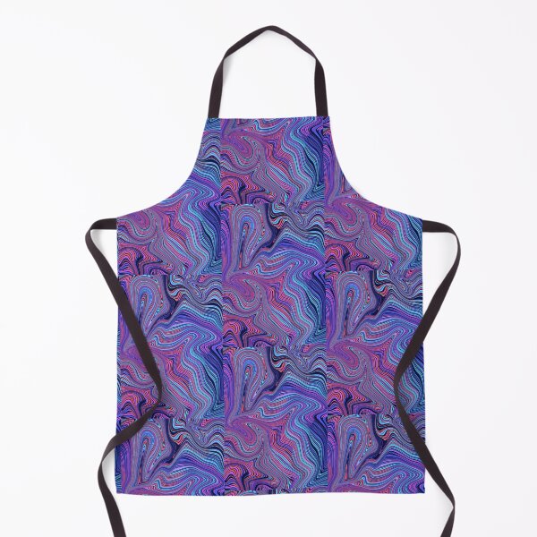 Item preview, Psychedelic Vintage Marble Swirl in Neon Blues, Pinks, Purples and Oranges designed and sold by LivChrisDesigns.