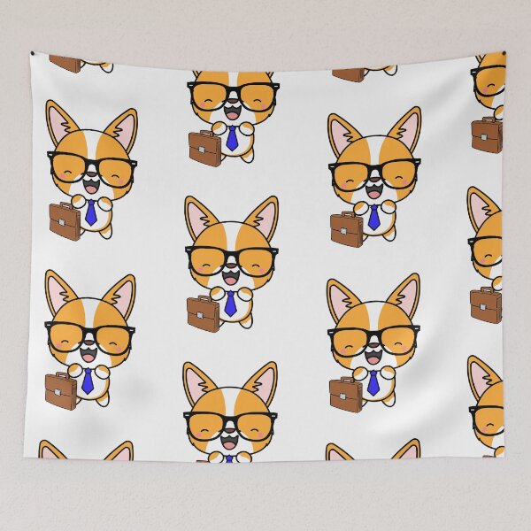 Item preview, Funny Corgi is off to work designed and sold by Pet Station.