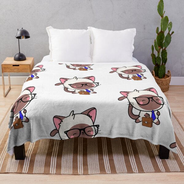 Item preview, Funny white Cat is off to work designed and sold by Pet Station.