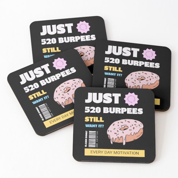 Item preview, 520 Burpees - Motivation for fitness geeks designed and sold by sashashuba.