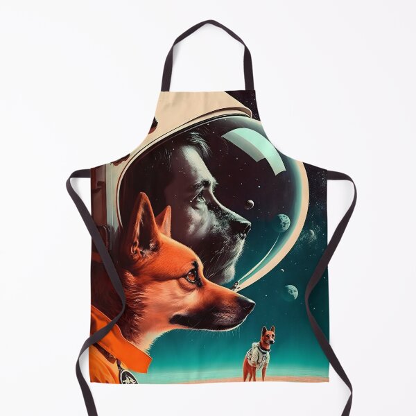 Item preview, Space Conquest - Astronauts Man & Dog Fantastic Retro designed and sold by AIWanderer.