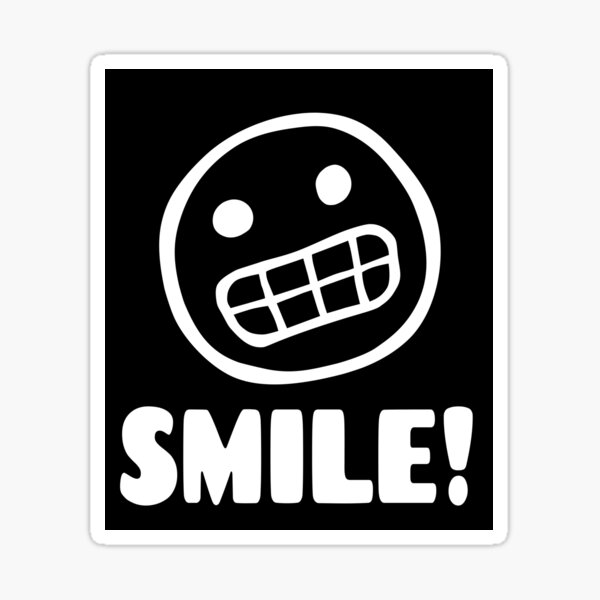 SMILE! Sticker