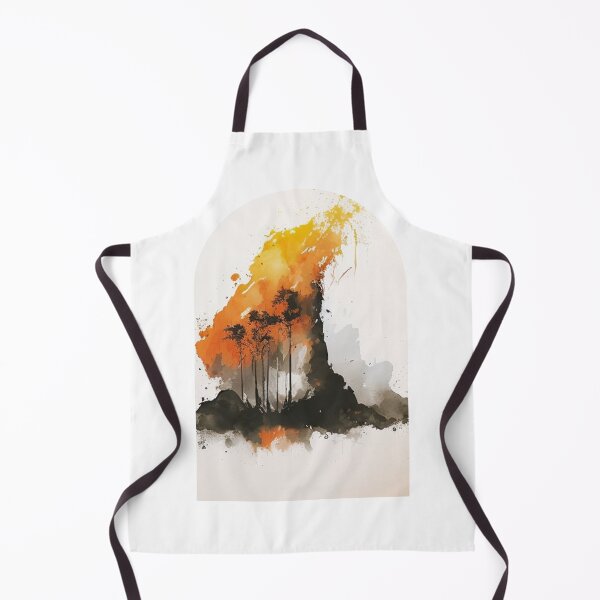 Item preview, Hawaii Volcanoes National Park Boho Watercolor Arch designed and sold by PikoApparel.