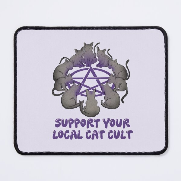 Item preview, Support your local cat cult designed and sold by Jess.a.creates.