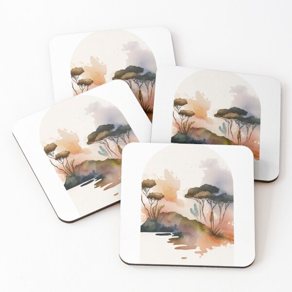 Item preview, Hawaii Volcanoes National Park Boho Watercolor Arch designed and sold by PikoApparel.