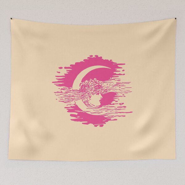 Item preview, Moon lady in pink designed and sold by pinkyfish1010.