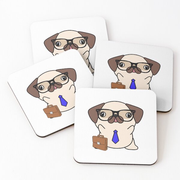 Item preview, Funny Pug is off to work designed and sold by Pet Station.
