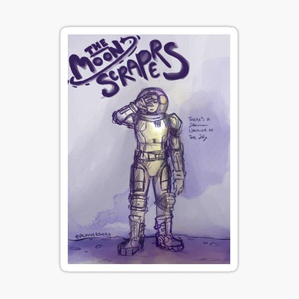 Item preview, The MoonScrapers: Spaceman - Angel Cover Art designed and sold by Whaleshorks.