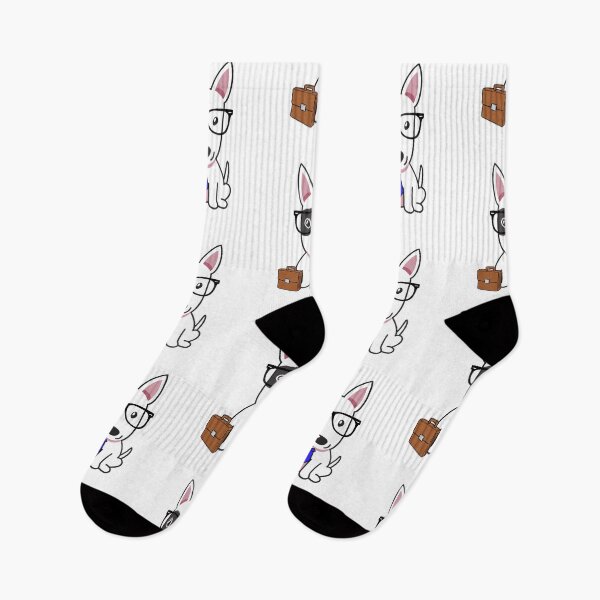 Item preview, Funny Bull Terrier is off to work designed and sold by Pet Station.