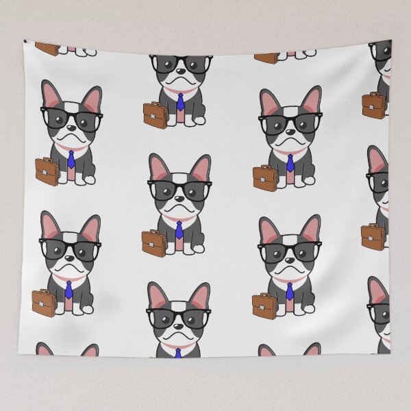 Item preview, Funny French Bulldog is off to work designed and sold by Pet Station.