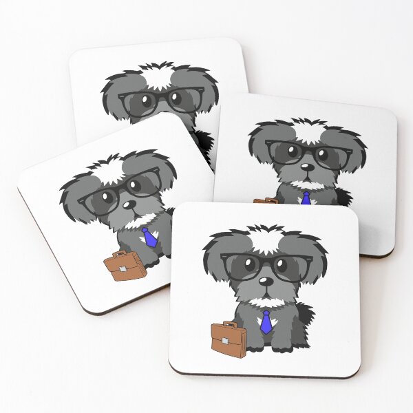 Item preview, Funny Schnauzer is off to work designed and sold by Pet Station.