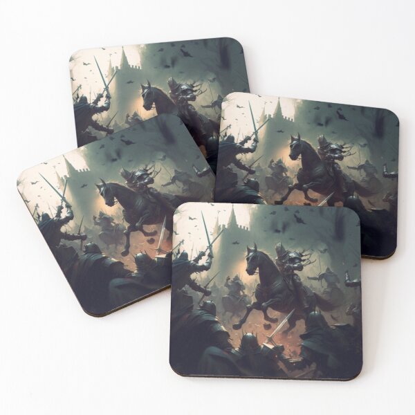 Item preview, Medieval Knight Horseback Epic Battle - Fantasy Art designed and sold by FantasyFusion.