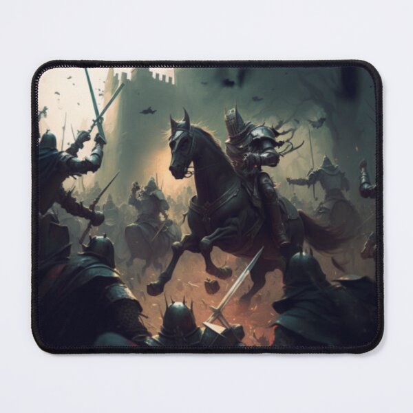 Item preview, Medieval Knight Horseback Epic Battle - Fantasy Art designed and sold by FantasyFusion.