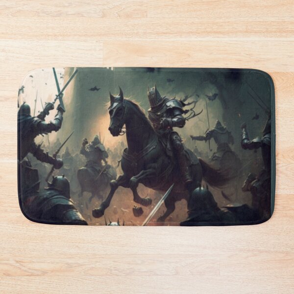 Item preview, Medieval Knight Horseback Epic Battle - Fantasy Art designed and sold by FantasyFusion.