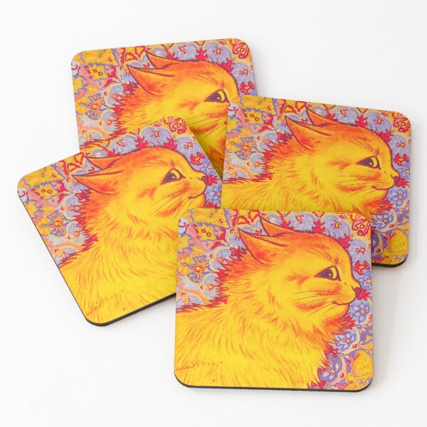 Item preview, HD LOUIS WAIN - Cat Profile designed and sold by Go Logo Designs.