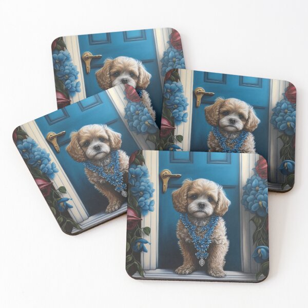 Item preview, Cavoodle Portrait designed and sold by Nocturne  Paws.