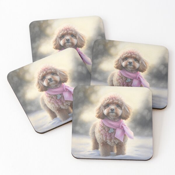 Item preview, Cavoodle Enjoys The Snow designed and sold by Nocturne  Paws.