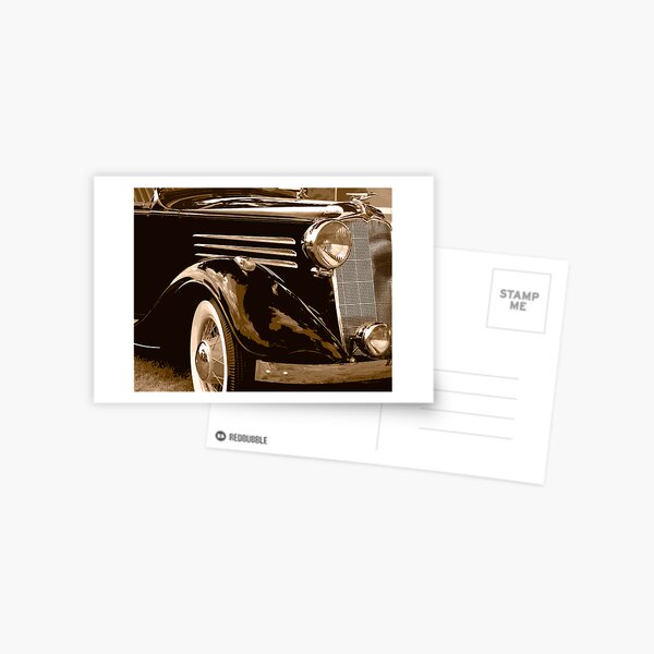 '34 Vauxhall BX Roadster Postcard