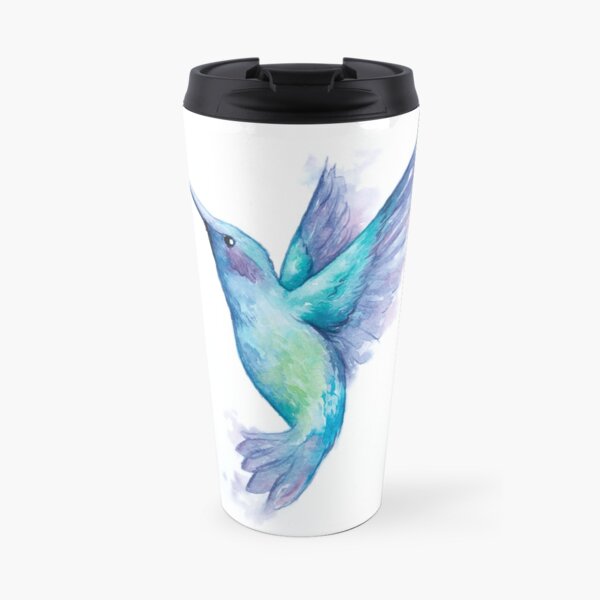 Hummingbird in Inks Travel Mug