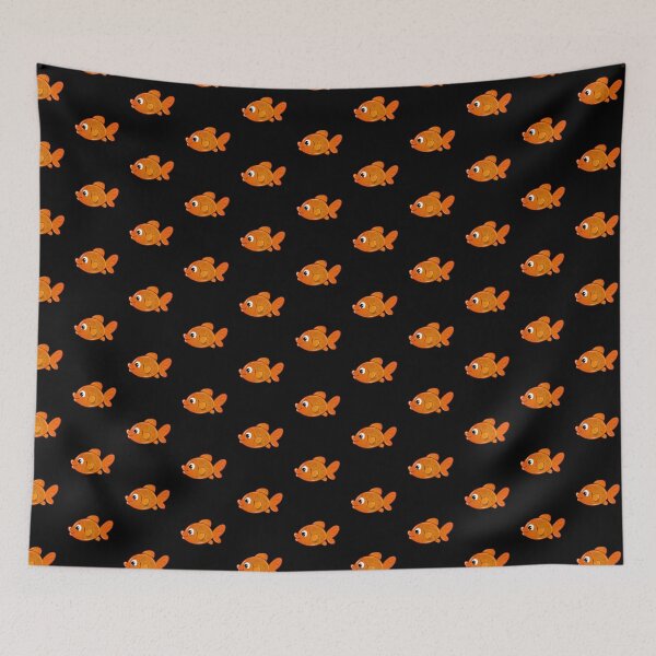 Aperçu de l'œuvre Orange Fish Emoji créée et vendue par PrintPress.