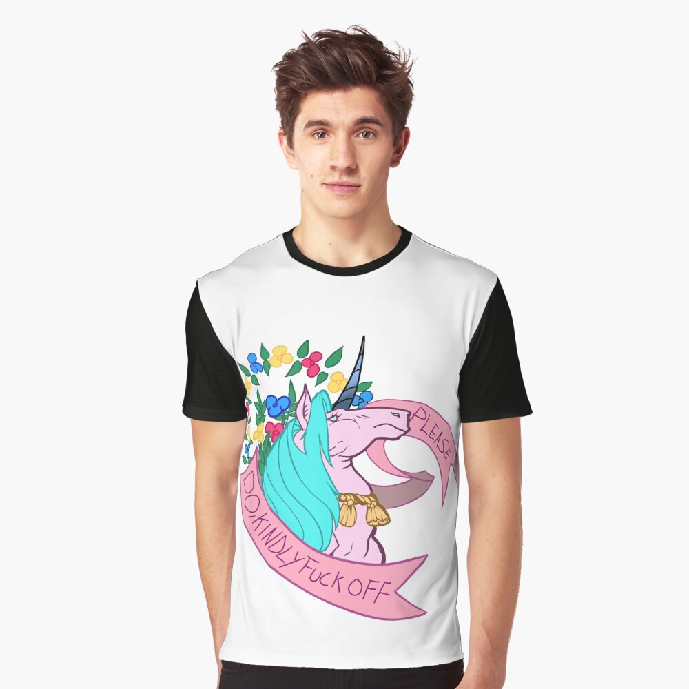 "Rude Unicorn" T-shirt by AmandaWorks | Redbubble