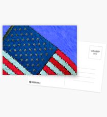 Rippling Flag Postcards