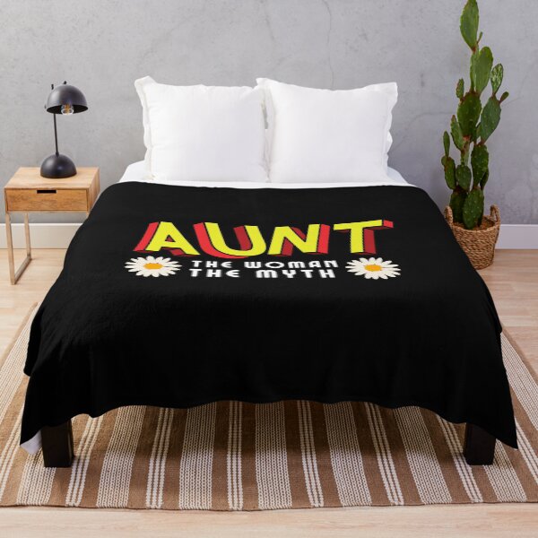 Item preview, Aunt The Woman The Myth The Bad Influence Typography Quote designed and sold by thedazzlingmonk.