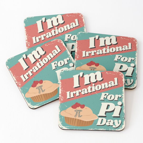 Item preview, For Pi Day, an "I'm irrational" t-shirt is the perfect way to combine your love for math and quirky humor. designed and sold by awCurve.