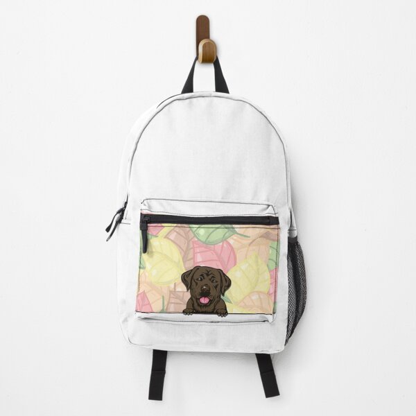 Item preview, Cute chocolate labrador peeking dog designed and sold by TheresPawprints.