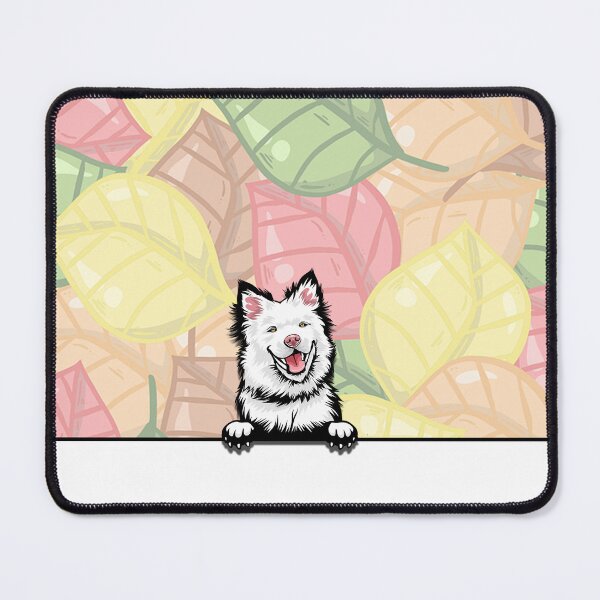 Item preview, Cute Finnish Lapphund peeking dog designed and sold by TheresPawprints.