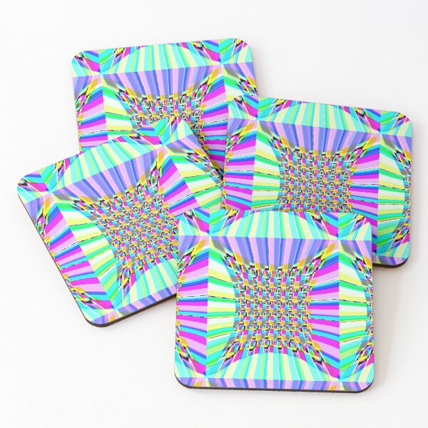 Item preview, Line illusion Abstract Geometric Op Art designed and sold by Dodern.