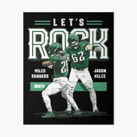 Miles Sanders And Jason Kelce Philadelphia Eagles Lets Rock Shirt