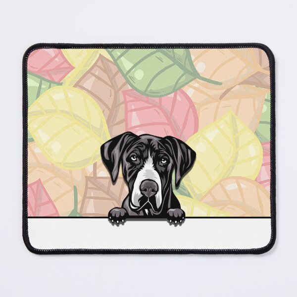 Item preview, Cute Great Dane peeking dog designed and sold by TheresPawprints.