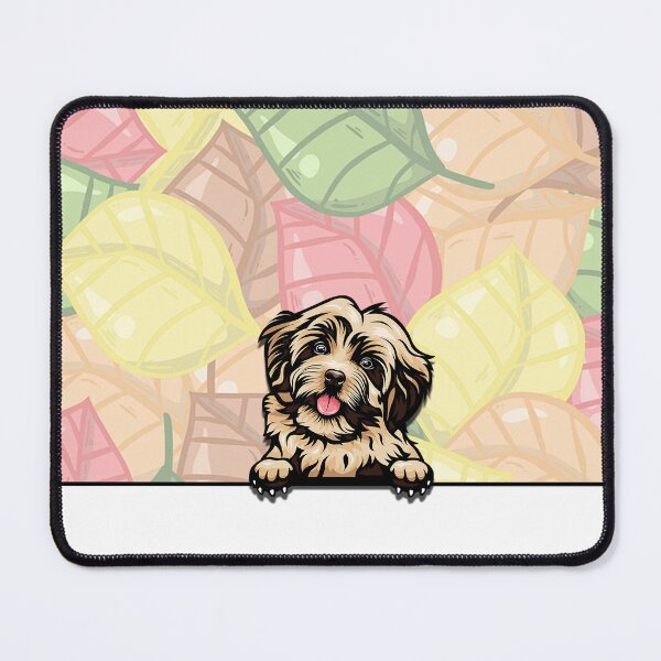 Item preview, Cute Havanese peeking dog designed and sold by TheresPawprints.