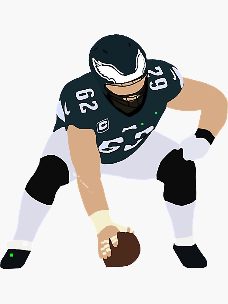 Jason Kelce Jersey  Sticker for Sale by NewesZone