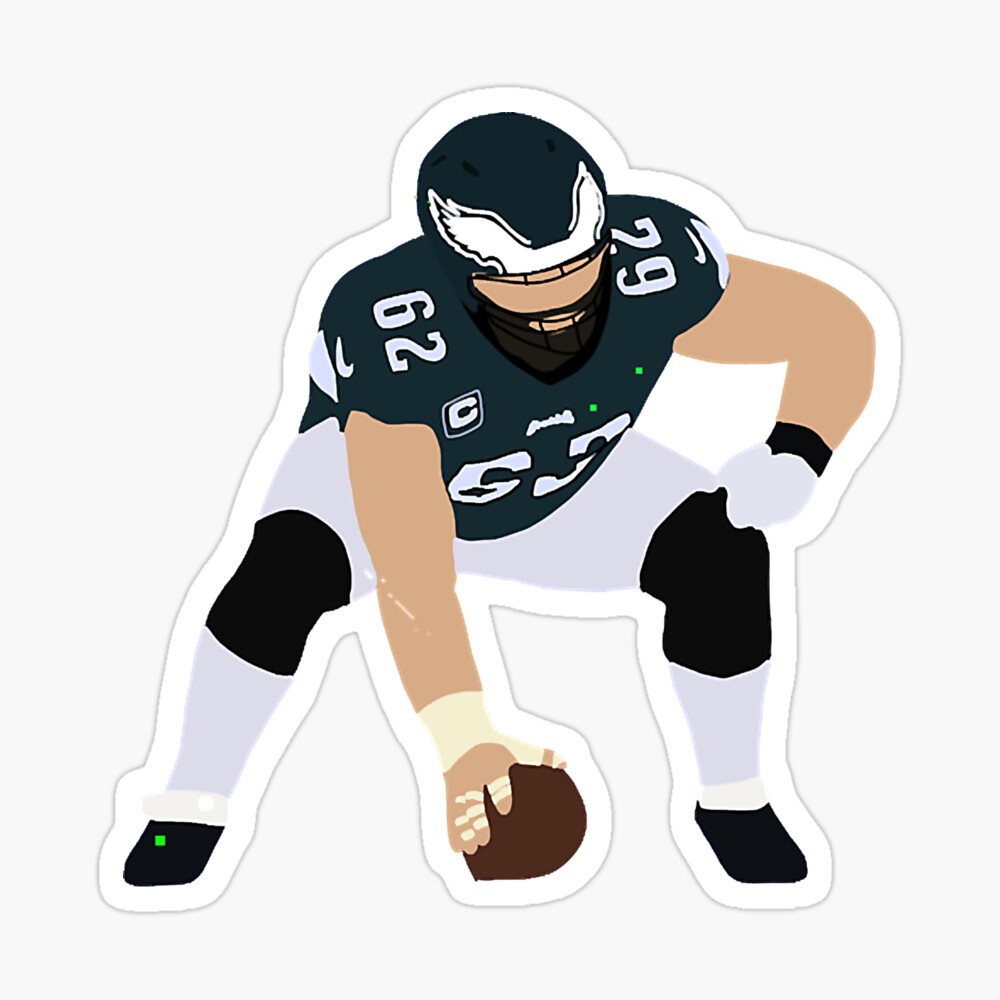 Jason Kelce Home Jersey Art Board Print for Sale by NewesZone