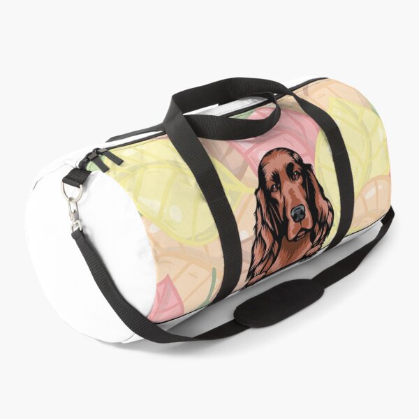 Item preview, Cute Irish Setter peeking dog designed and sold by TheresPawprints.