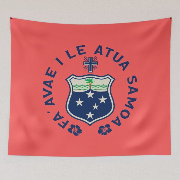 Item preview, Samoan Islander Flag designed and sold by Kwibo691.