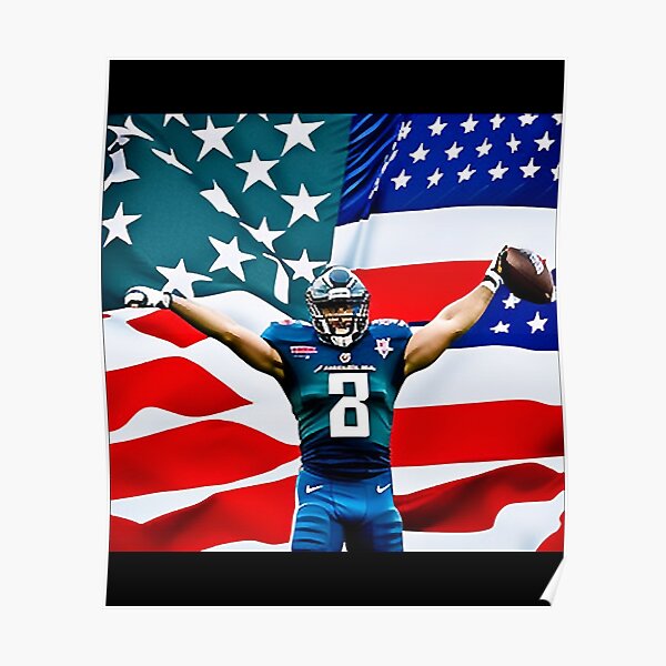 Jason Kelce Jersey Poster for Sale by NewesZone