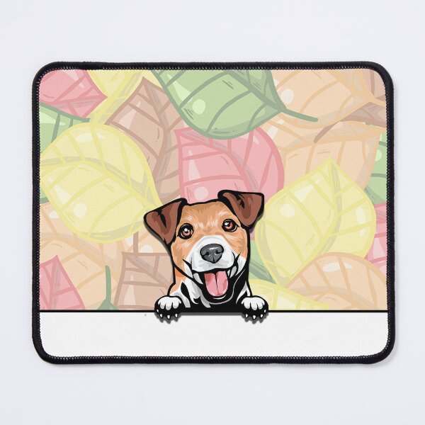 Item preview, Cute Jack Russell Terrier peeking dog designed and sold by TheresPawprints.