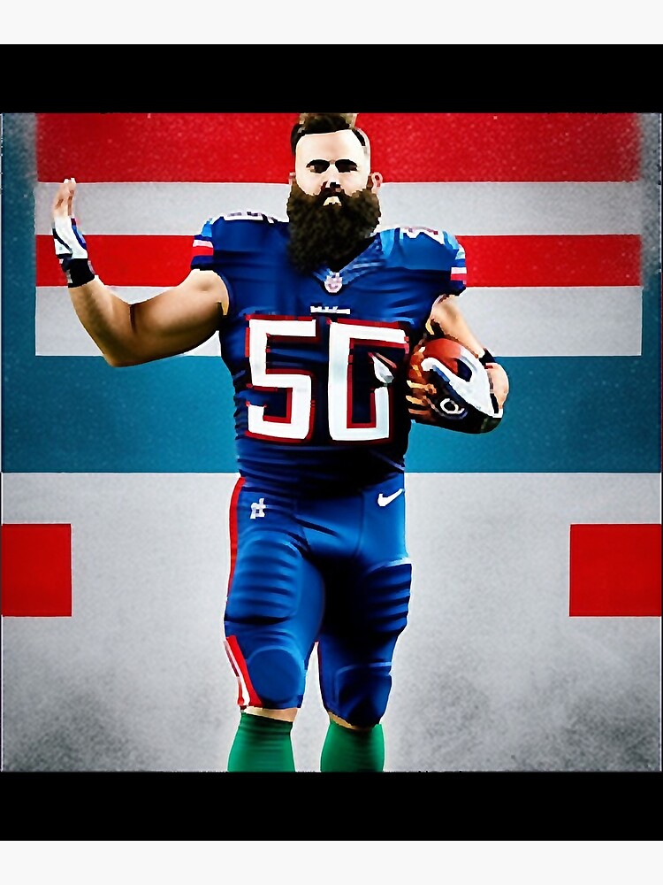 Jason Kelce Jersey Poster for Sale by NewesZone