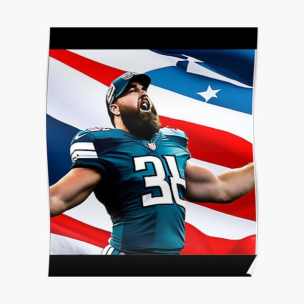 Jason Kelce Jersey Poster for Sale by NewesZone