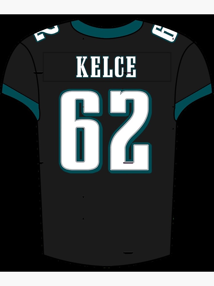 Jason Kelce Away Jersey Sticker for Sale by designsheaven