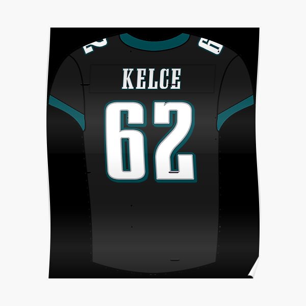 Jason Kelce Away Jersey Poster for Sale by designsheaven