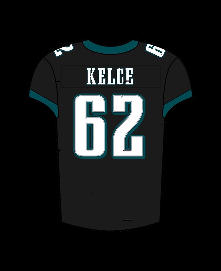 Men's Nike Jason Kelce Kelly Green Philadelphia Eagles Alternate