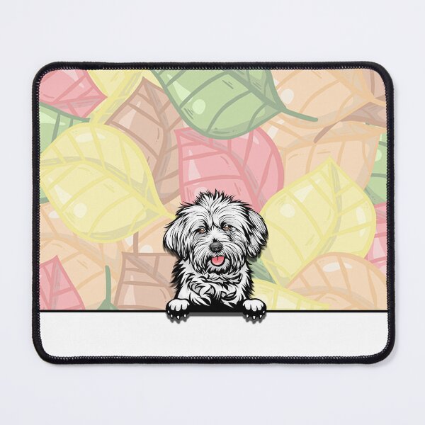 Item preview, Cute Lhasa Apso peeking dog designed and sold by TheresPawprints.