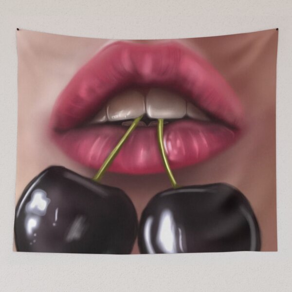 Item preview, Cherry Lip Art designed and sold by SmritiArts.