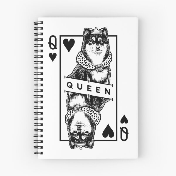 Item preview, Finnish Lapphund Queen Of Hearts Funny Dog Lover Pop Art designed and sold by GrandeDuc.