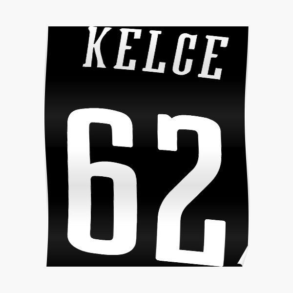 Jason Kelce Jersey Poster for Sale by NewesZone